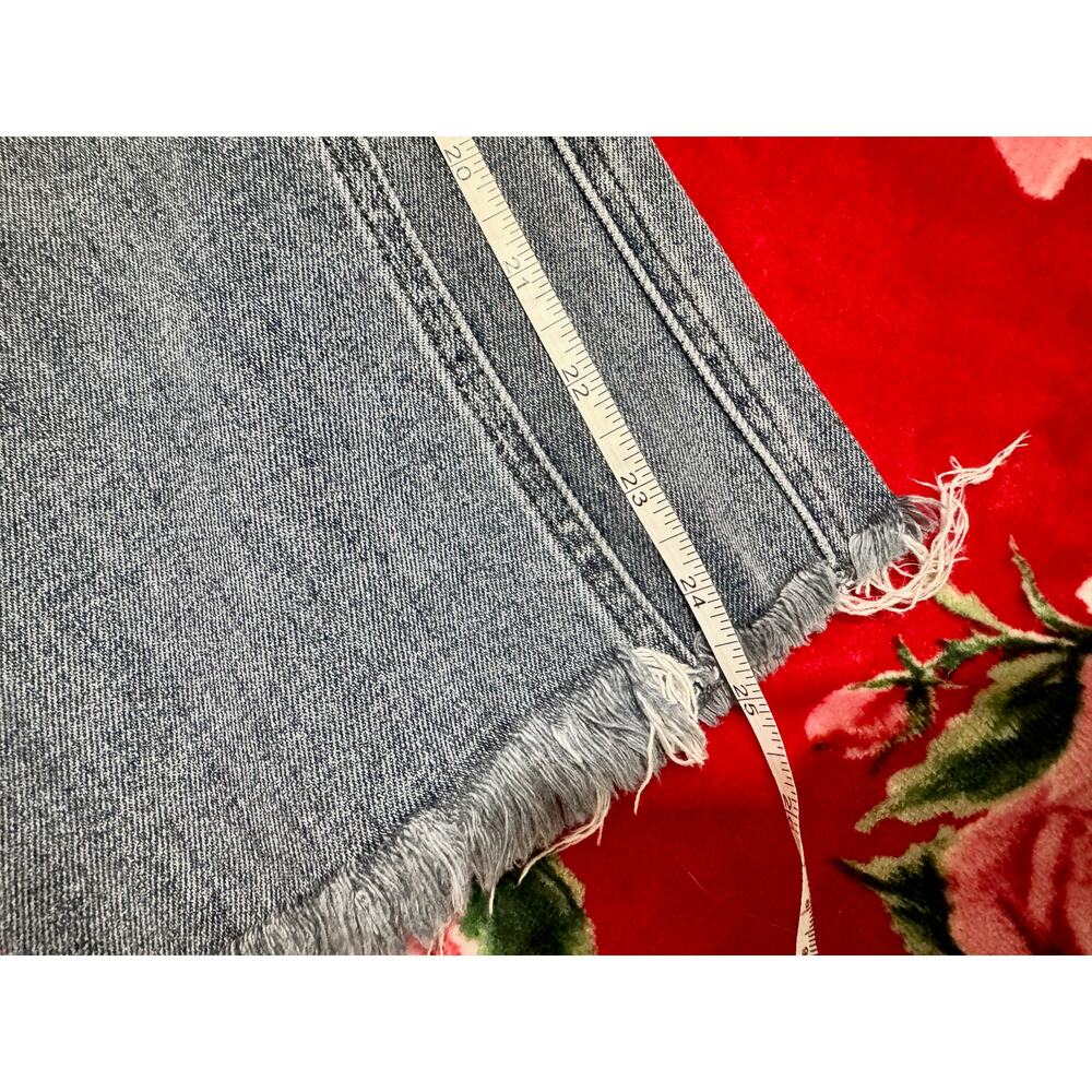 KUT Flare Ankle Jeans Gray Women's 4 Raw Hem Y2K Boho Soft Grunge Alt Edgy Rock - Picture 15 of 16